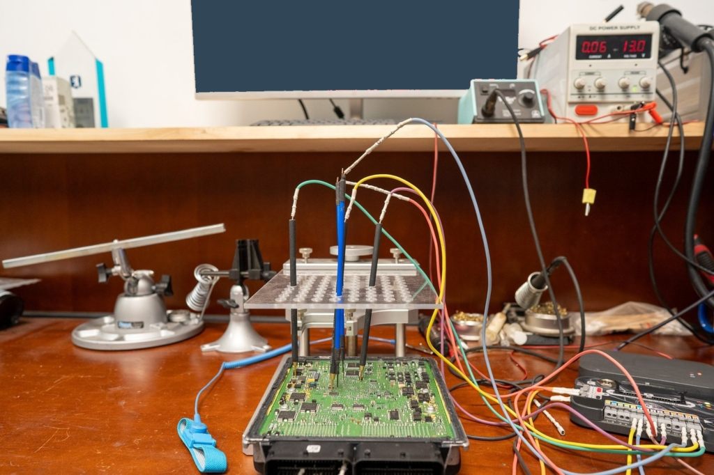 Electronics and programming lab at Eurocraft Automotive